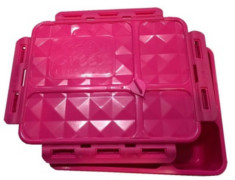 GoGreen Medium Pink Lunch Box