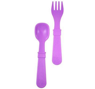 Replay Purple Fork and Spoon